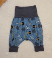 Bild 1 von Süße Pumphose Jersey Safari Tiere  Gr. 56-92 Baby, Kind, Junge, Mädchen, Baby Hose, Geschenk,Geburt  / (Stoffdesign) Safari Tiere blau / (Größe) Größe 50/56