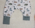 Bild 10 von Süße Pumphose Jersey Dinos Creme Gr. 56-92 Baby, Kind, Junge, Mädchen, Baby Hose, Geschenk, Geburt