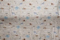 Bild 10 von Süße Pumphose Jersey Safari Tiere beige Gr. 56-92 Baby, Kind, Junge, Mädchen, Baby Hose, Geschenk  / (Stoffdesign) Bündchen blau uni / (Größe) Größe 86/92