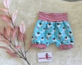 Bild 4 von Kurze Pumphose - Shorts - Baby Hose - kurze Hose - Sommerhose Junge Mädchen Gr. 56  / (Pumphosendesign) hellblau Eulen Gr. 56